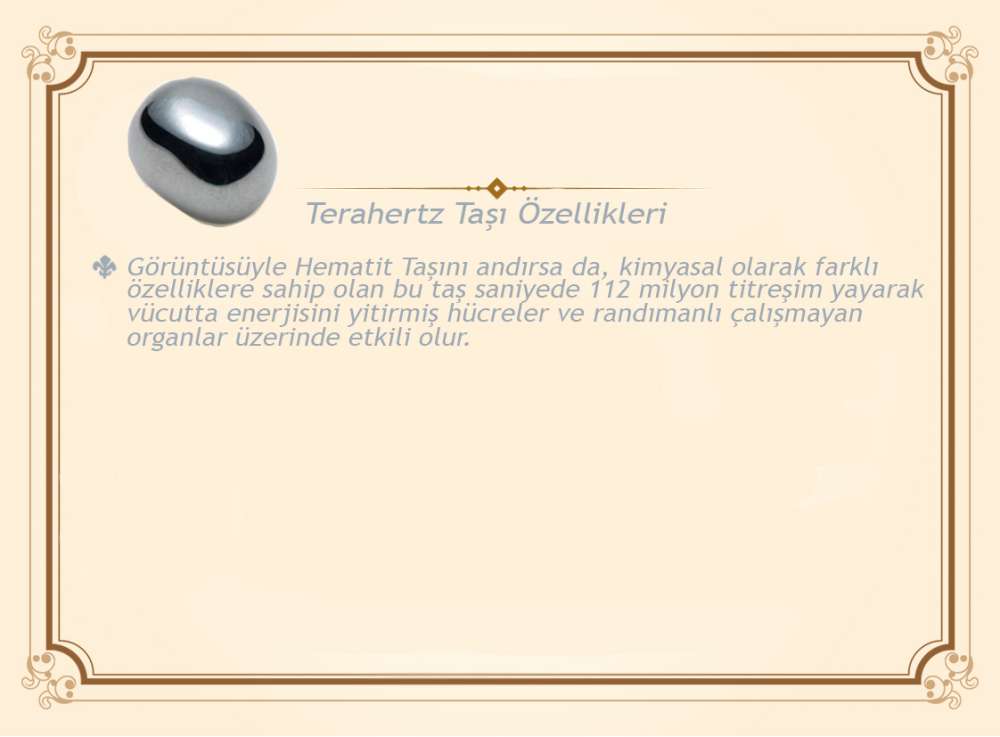 1000 Ayar Gümüş Kazaz Püsküllü Küre Kesim Terahertz Doğaltaş Tesbih