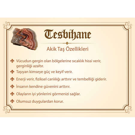 925 Ayar Gümüş Püsküllü Fasetalı Küre Kesim Kırmızı Oniks Tesbih - Thumbnail