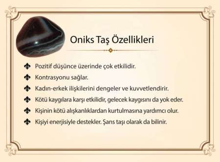 Anadolu Deseni Figürlü Oniks Taşlı 925 Ayar Gümüş Vezir-i Azam Yüzüğü - Thumbnail