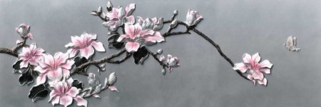 Çiçek Temalı Kanvas Tablo - Thumbnail