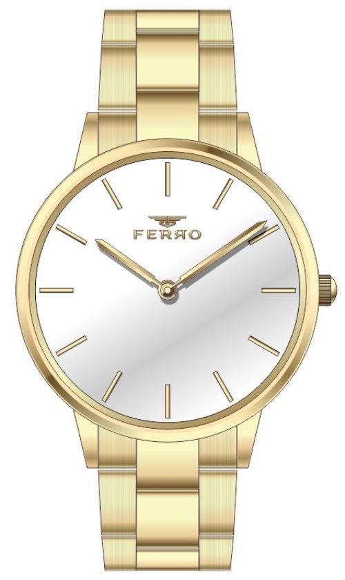 Ferro Sarı Çelik Kordon Kadın Kol Saati F21124A-B F21124A-B