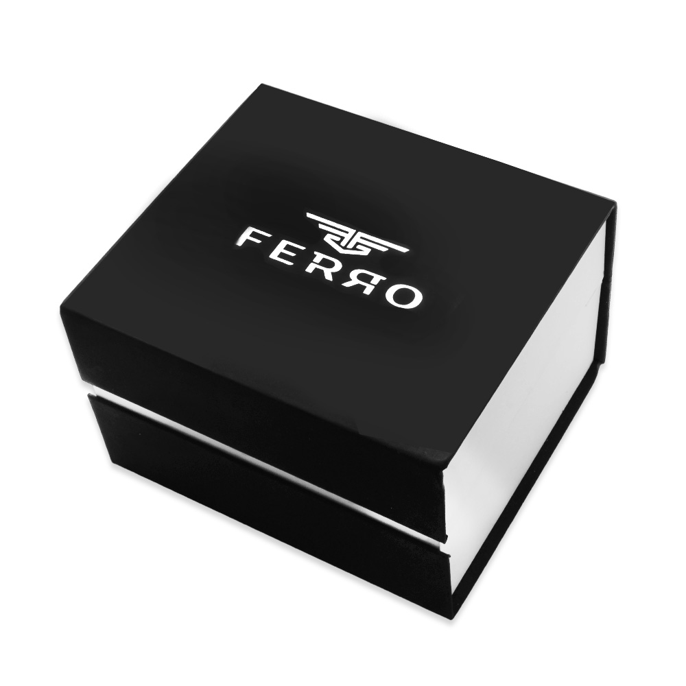 Ferro Çelik-Silikon Değiştirebilir Çift Kordunlu Erkek Kol Saati TH-FM31920D-J