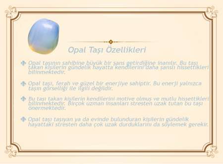 Kararmaz Metal Ayyıldız Püsküllü Küre Kesim Opal Doğaltaş Tesbih - Thumbnail
