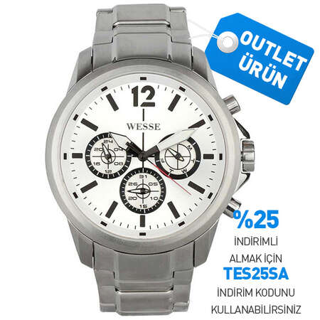 WESSE WWG4005-04SS ERKEK KOL SAATİ - Thumbnail